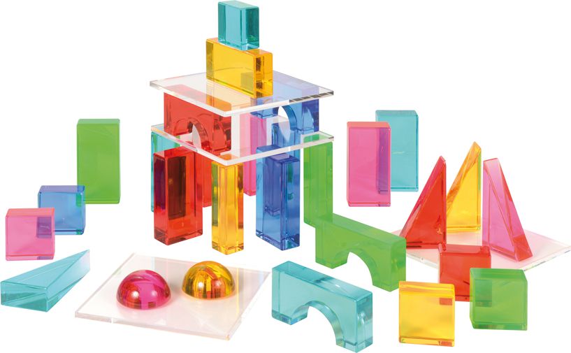 Acryl Geo Bausteine 32 Teile